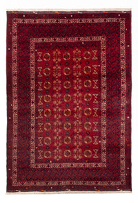 Afghan Rug - Bukhara - 284 x 194 cm - red
