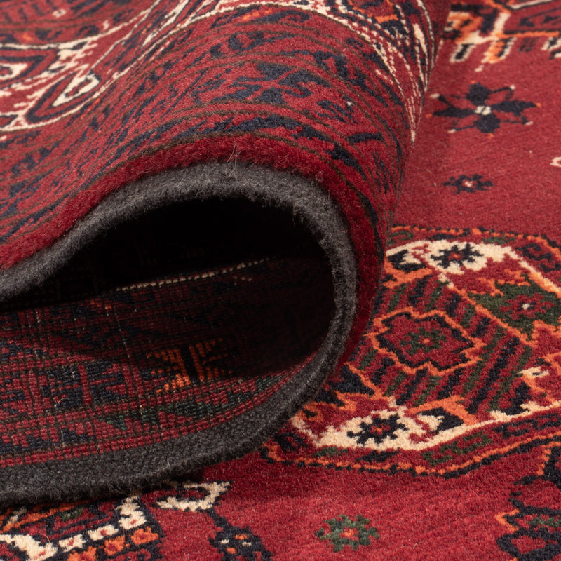 Afghan Rug - Bukhara - 284 x 194 cm - red