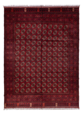 Afghan Rug - Bukhara - 334 x 252 cm - dark red