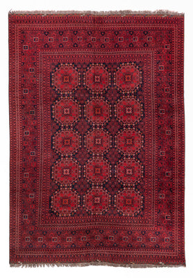 Afghan Rug - 335 x 240 cm - red