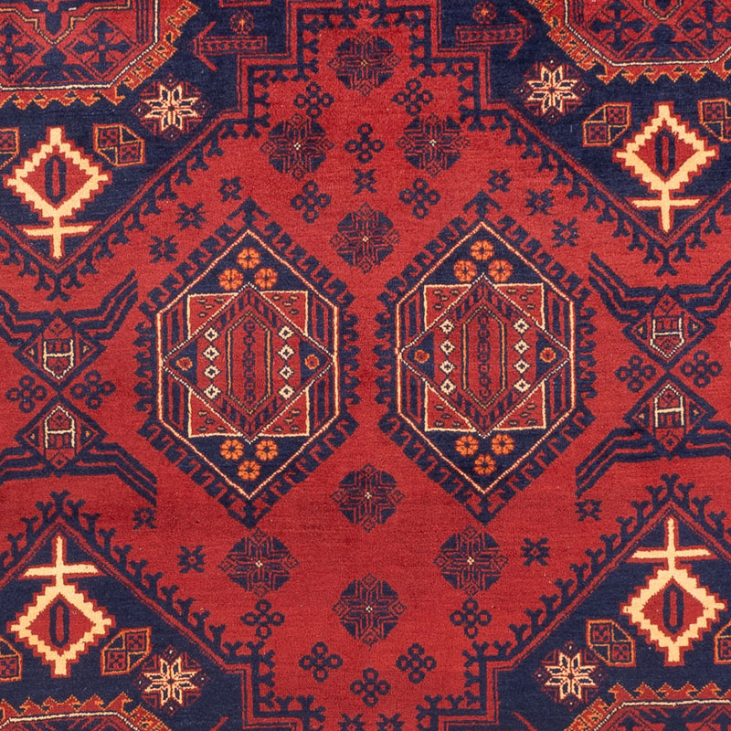 Afghan Rug - 303 x 200 cm - red
