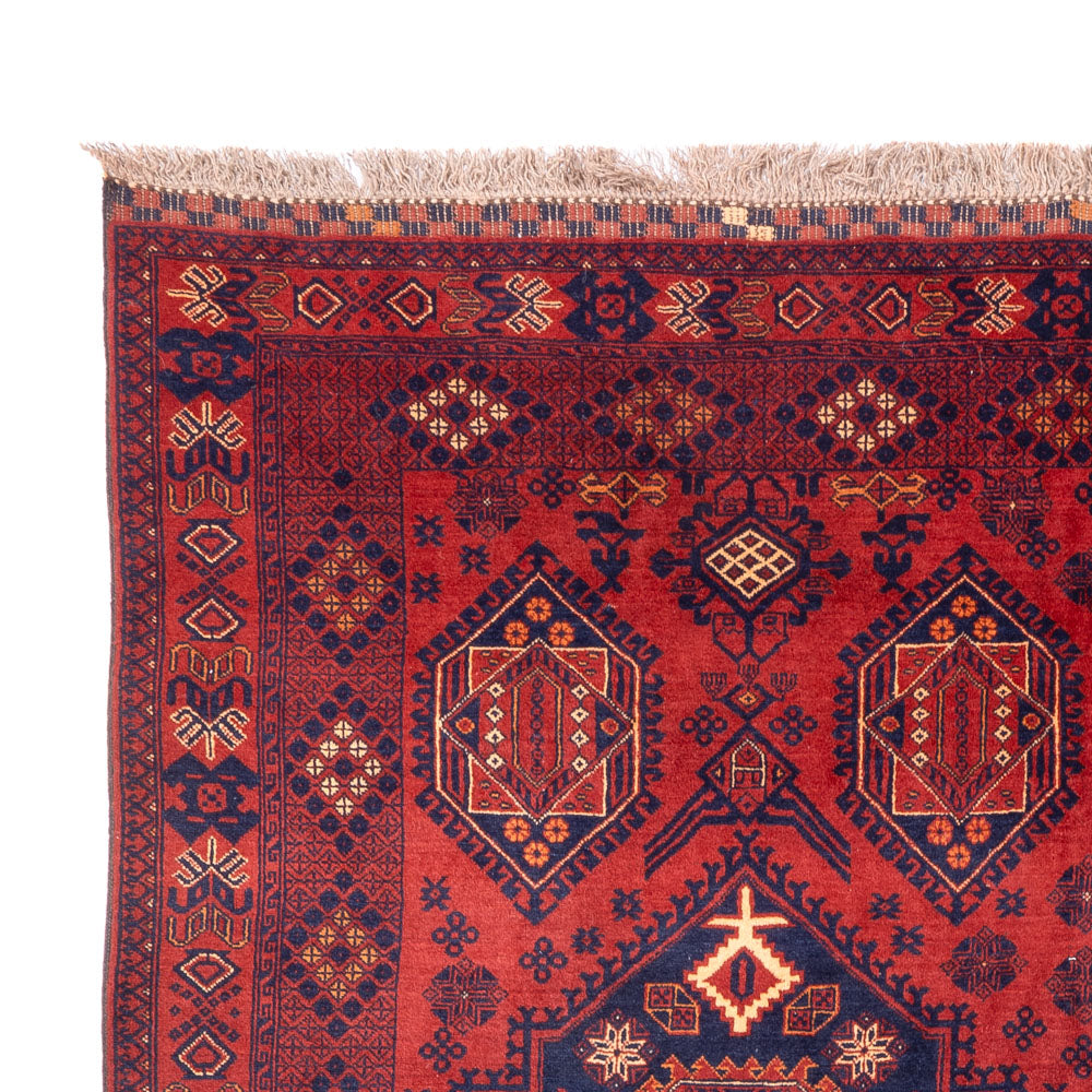 Afghan Rug - 303 x 200 cm - red