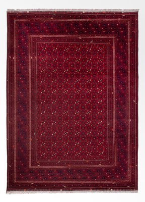 Afghan Rug - Bukhara - 289 x 208 cm - red