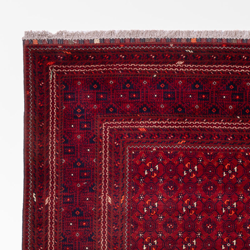 Afghan Rug - Bukhara - 289 x 208 cm - red