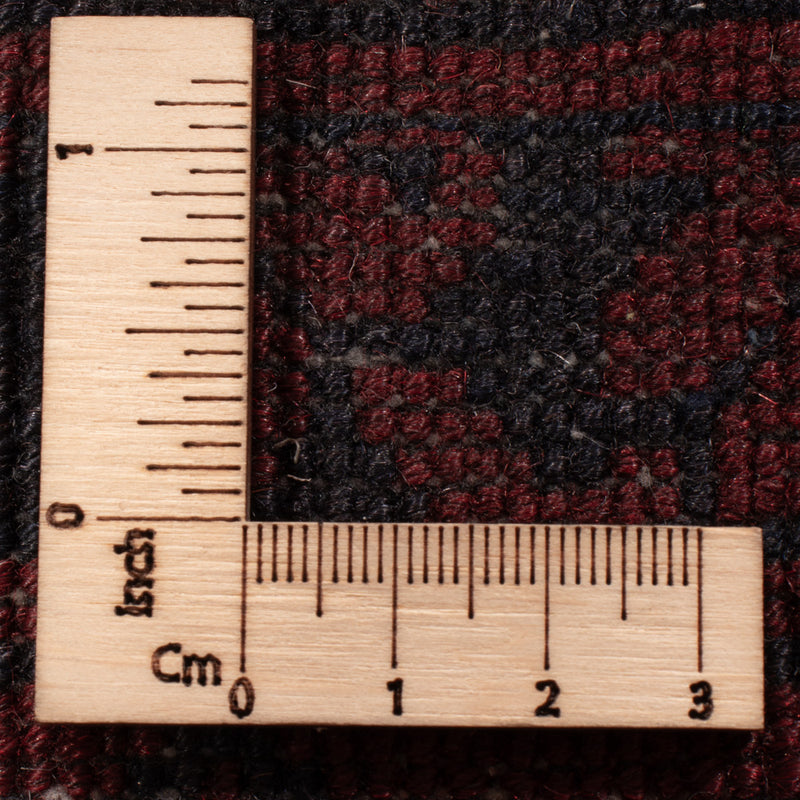 Runner Afghan Rug - 295 x 79 cm - red