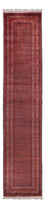 Runner Afghan Rug - Bukhara - 376 x 75 cm - red