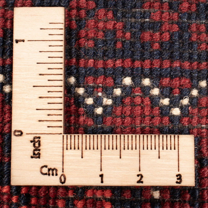 Runner Afghan Rug - Bukhara - 376 x 75 cm - red