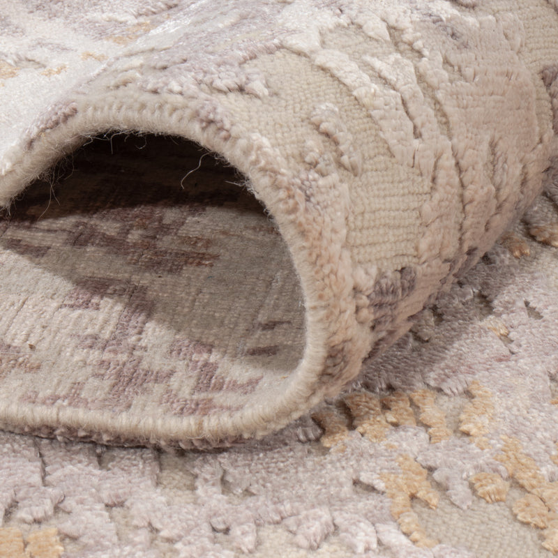 Designer Rug - 197 x 154 cm - silver