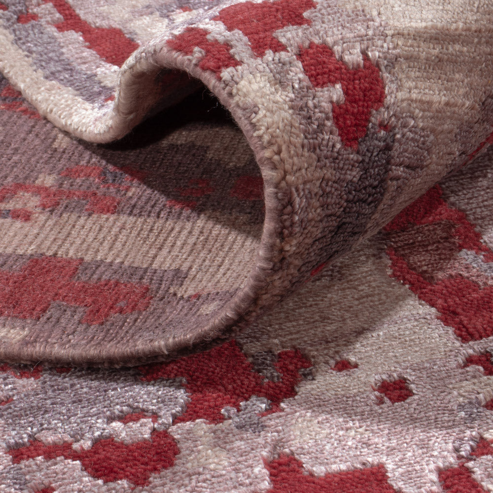 Designer Rug - 300 x 203 cm - red