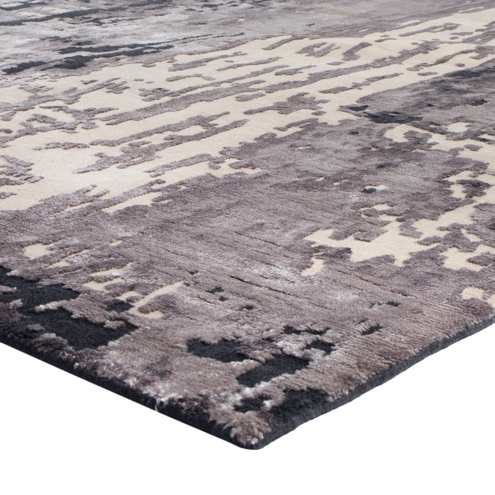 Designer Rug - 296 x 205 cm - black