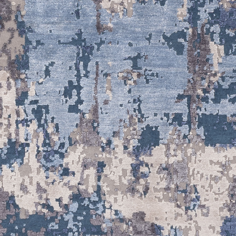Designer Rug - 298 x 205 cm - blue