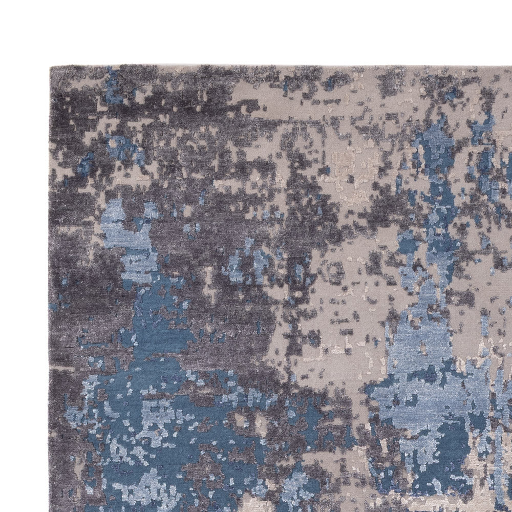 Designer Rug - 298 x 205 cm - blue