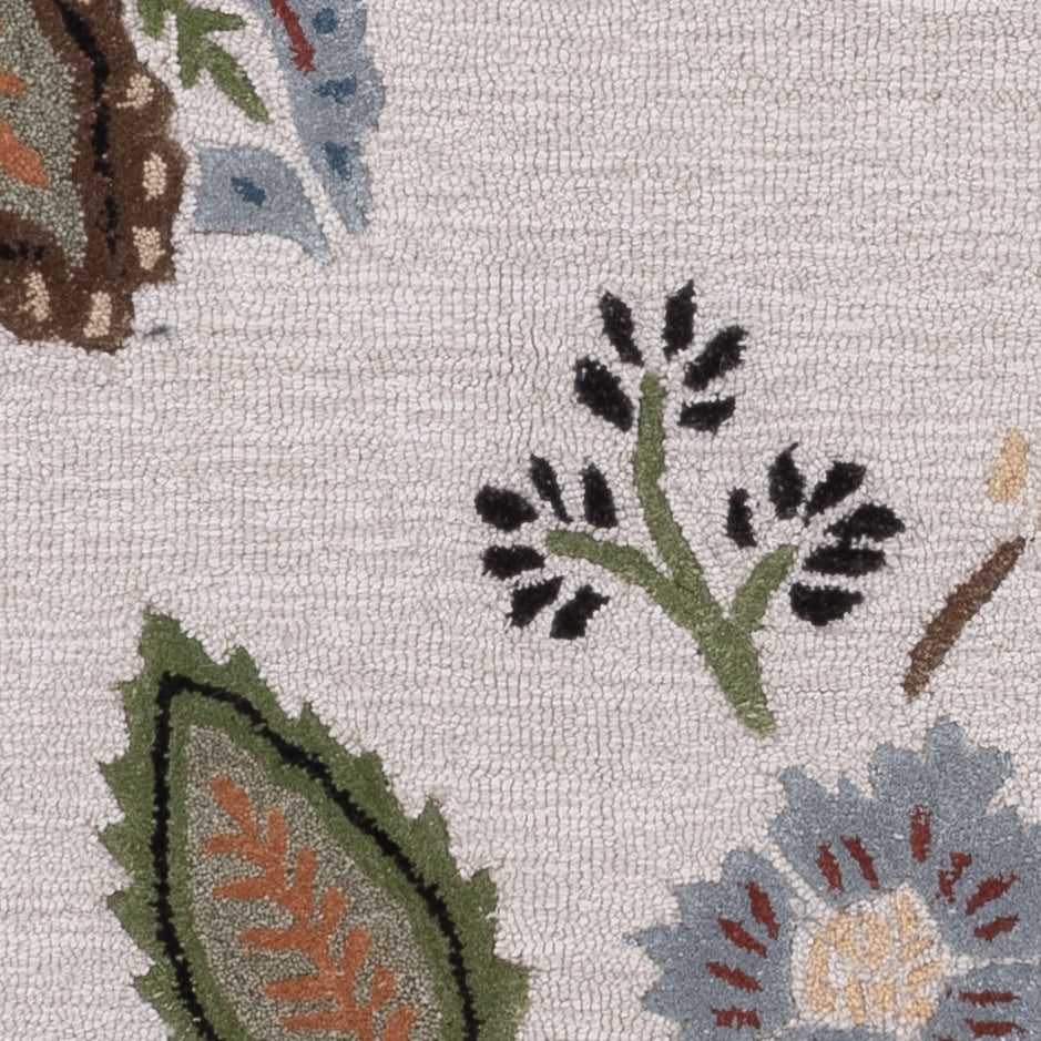 Wool Rug - 185 x 120 cm - multicolored