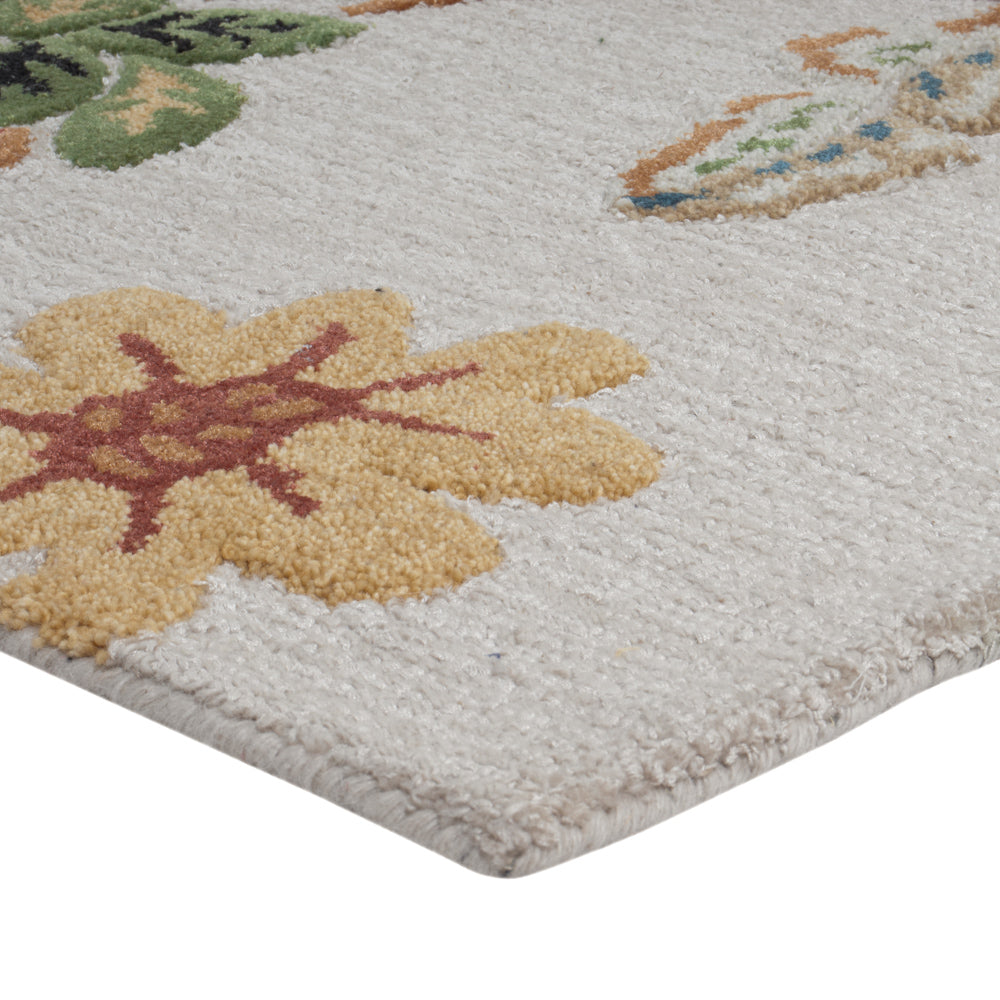Wool Rug - 185 x 120 cm - multicolored