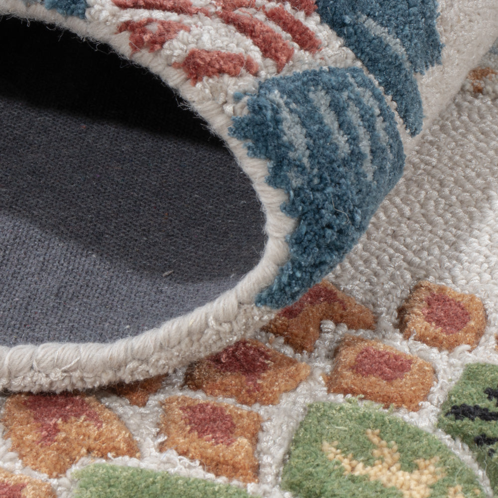 Wool Rug - 185 x 120 cm - multicolored