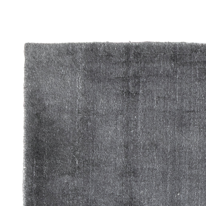 Runner Gabbeh Rug - Loribaft Softy - 300 x 94 cm - anthracite