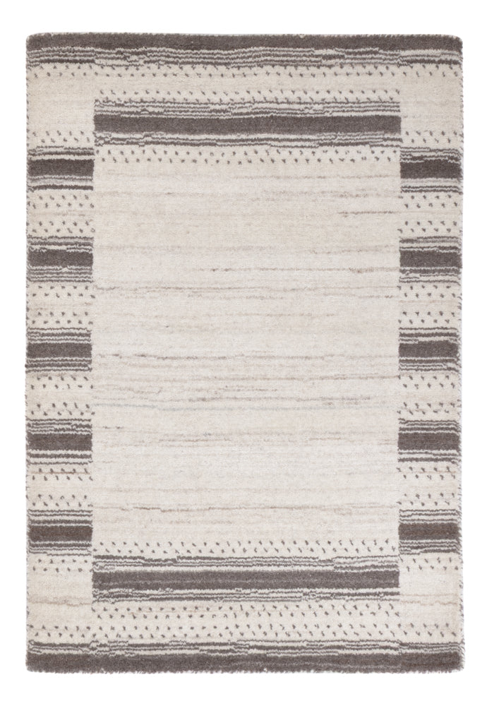 Gabbeh Rug - Loribaft Softy - 90 x 60 cm - natural white
