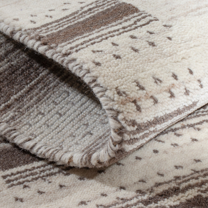 Gabbeh Rug - Loribaft Softy - 90 x 60 cm - natural white