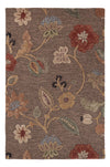 Wool Rug 120x185cm - Wool Rug - Rectangle / Silver / 120 x 185 cm Rectangle