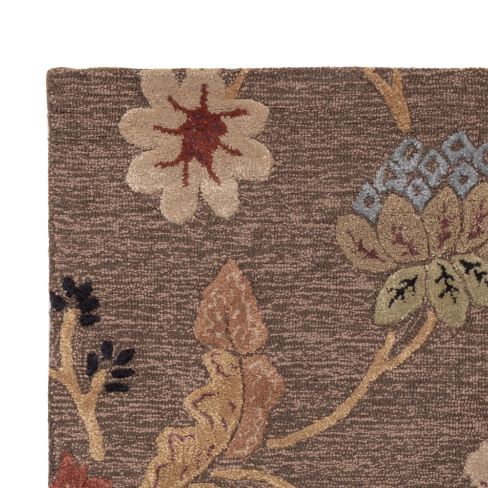 Wool Rug - 185 x 120 cm - silver