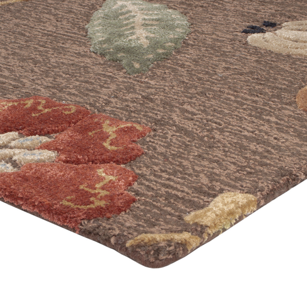 Wool Rug - 185 x 120 cm - silver