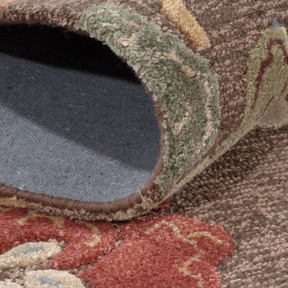 Wool Rug - 185 x 120 cm - silver