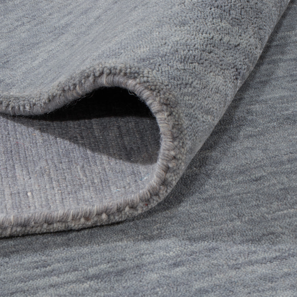 Gabbeh Rug - Loribaft Softy square  - 200 x 200 cm - grey