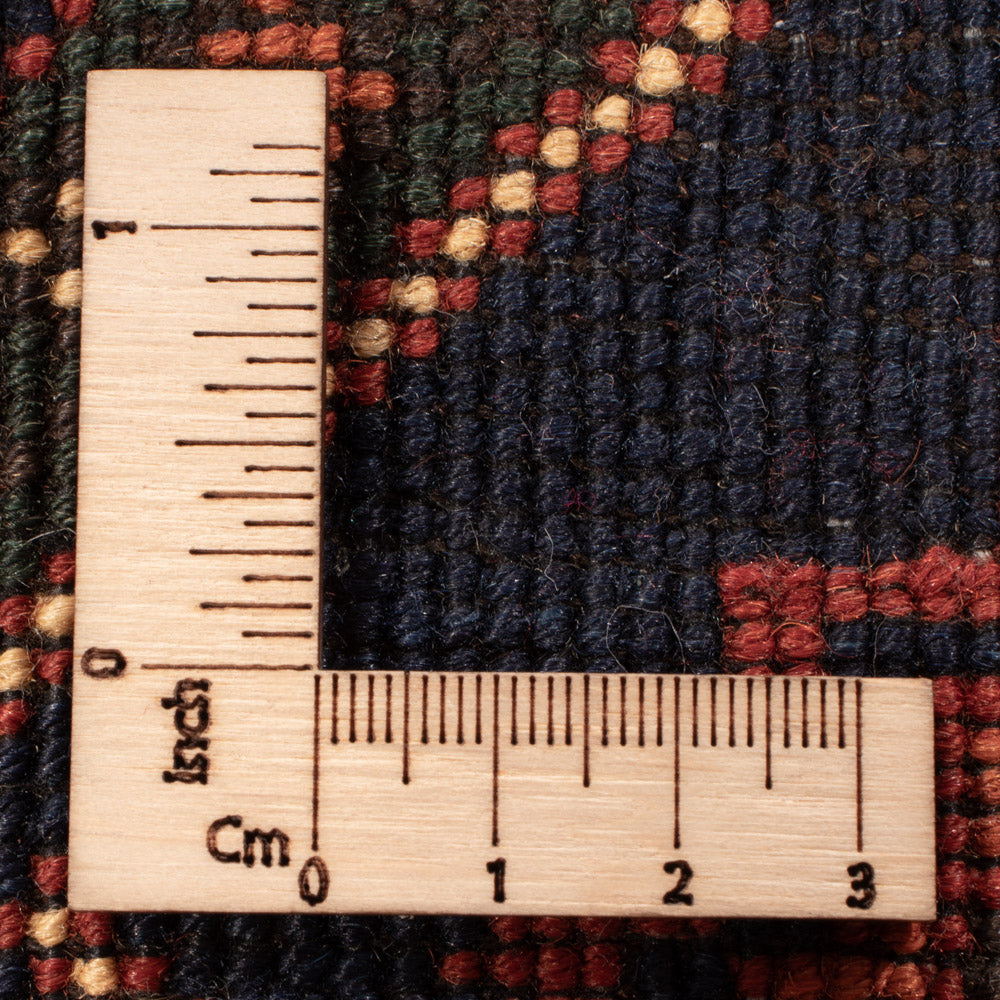 Runner Afghan Rug - 409 x 86 cm - dark beige