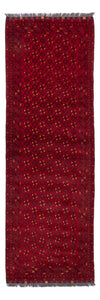 Afghan Rug 89x277cm - Oriental Rug - Runner / Red / 89 x 277 cm Runner