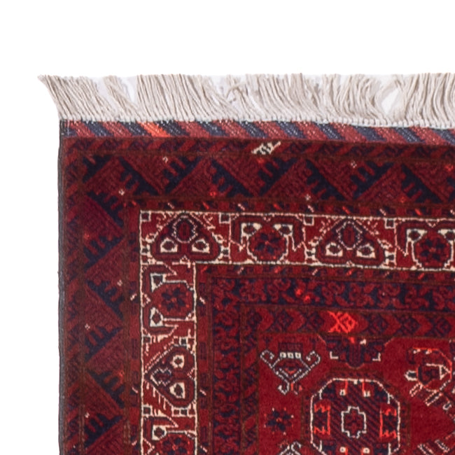 Runner Afghan Rug - Bukhara - 285 x 82 cm - red