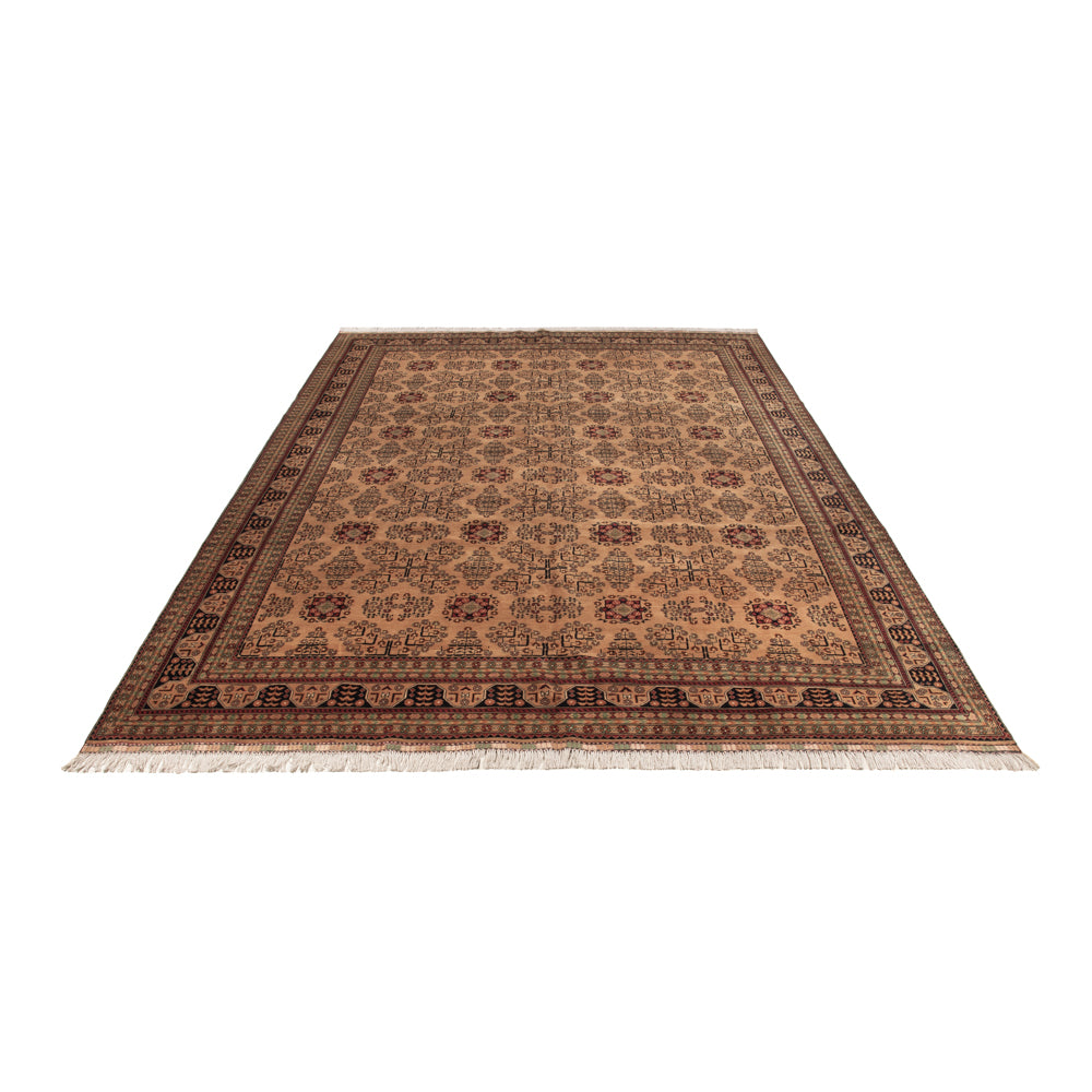 Afghan Rug - 390 x 290 cm - dark beige