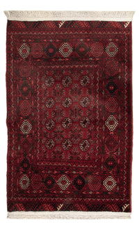 Afghan Rug - 119 x 77 cm - dark red