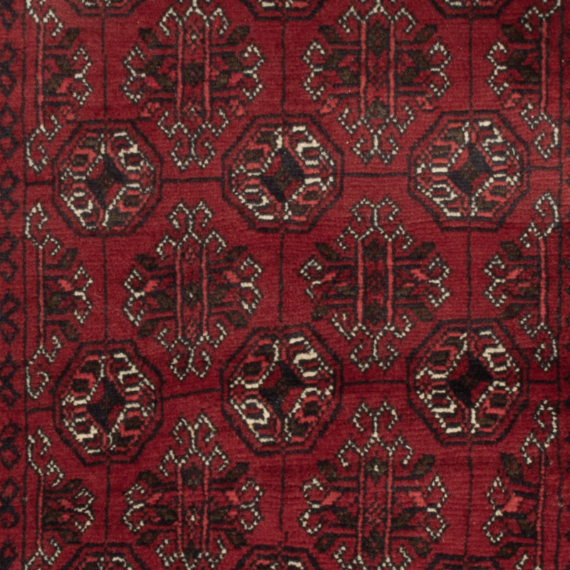 Afghan Rug - 119 x 77 cm - dark red