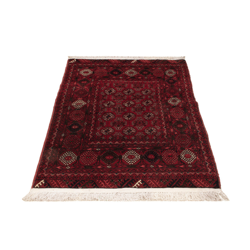 Afghan Rug - 119 x 77 cm - dark red