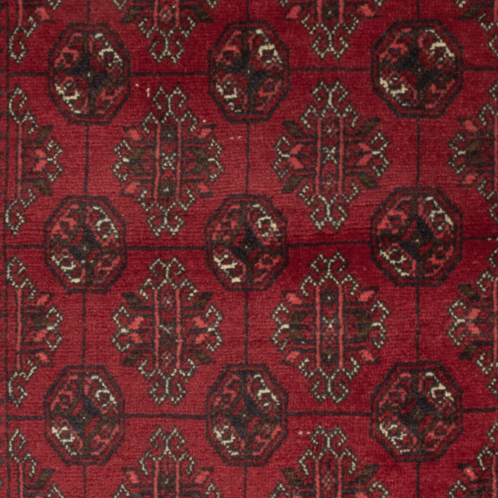 Afghan Rug - 118 x 57 cm - dark red