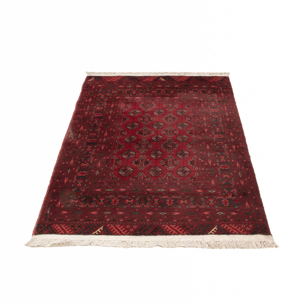 Afghan Rug - 118 x 57 cm - dark red