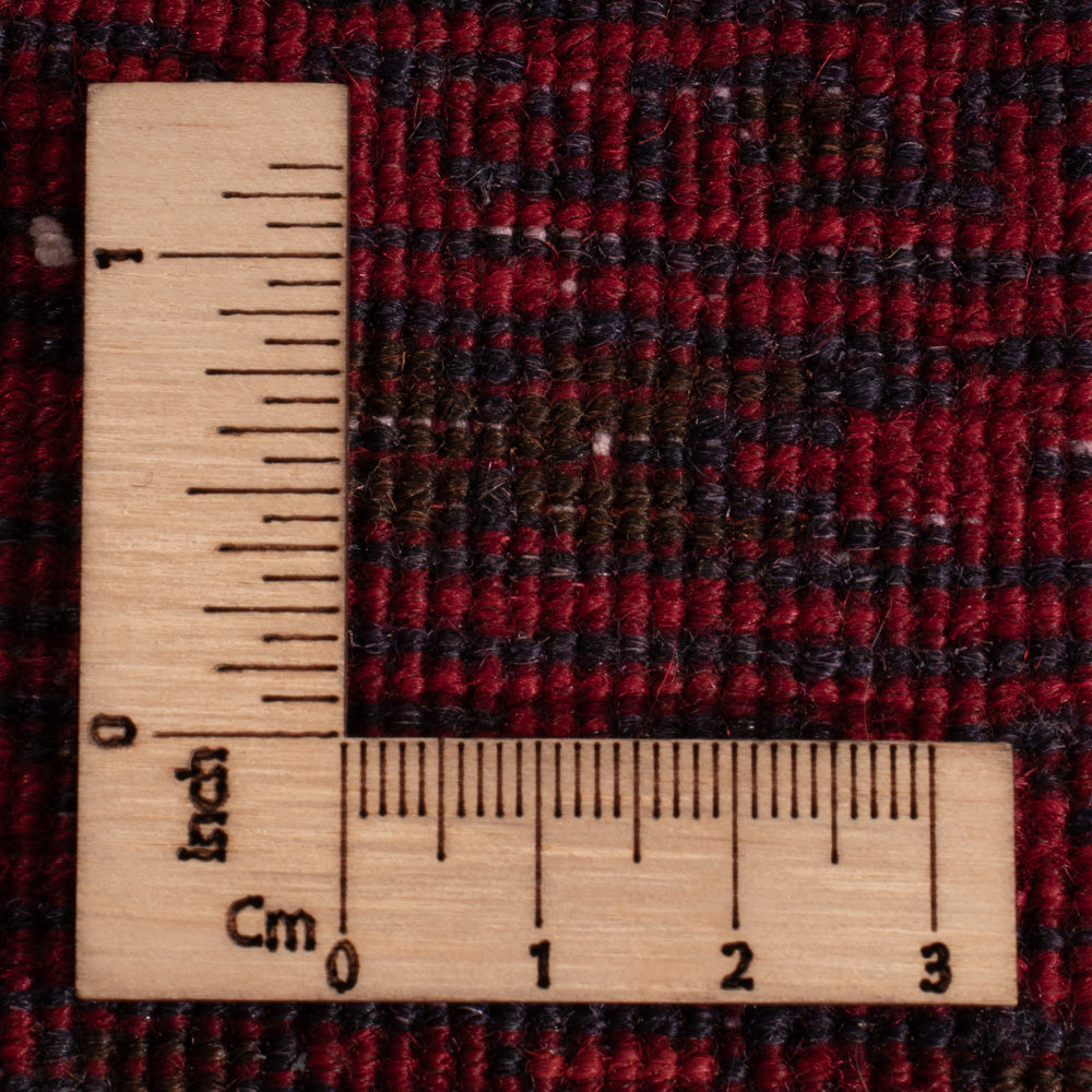 Afghan Rug - 118 x 57 cm - dark red