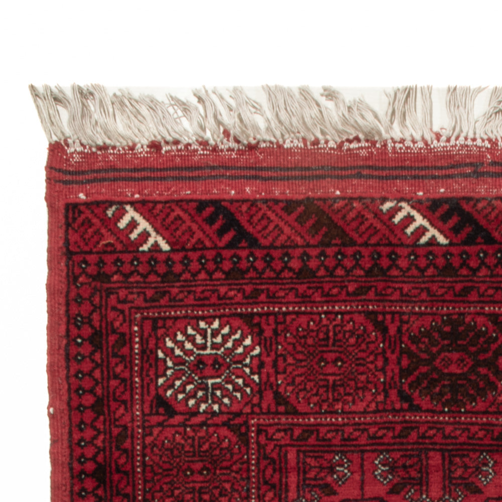 Afghan Rug - Bukhara - 122 x 70 cm - dark red
