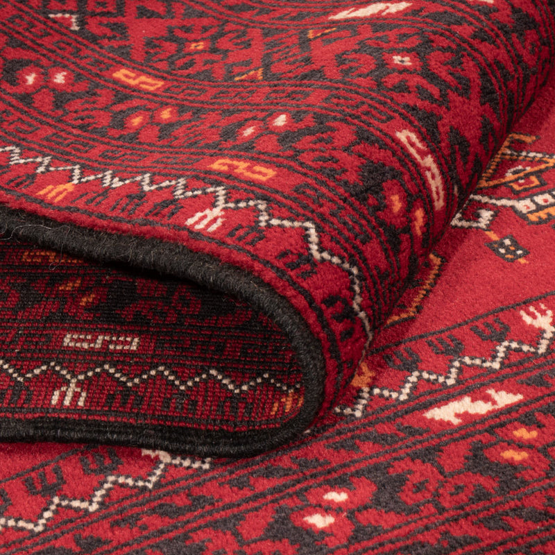 Afghan Rug - Bukhara - 147 x 104 cm - red