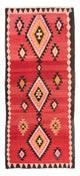 Runner Kelim Rug - Old - 387 x 160 cm - multicolored