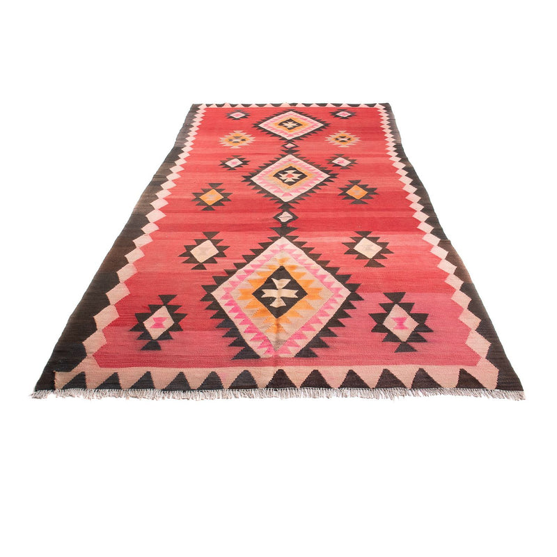 Runner Kelim Rug - Old - 387 x 160 cm - multicolored