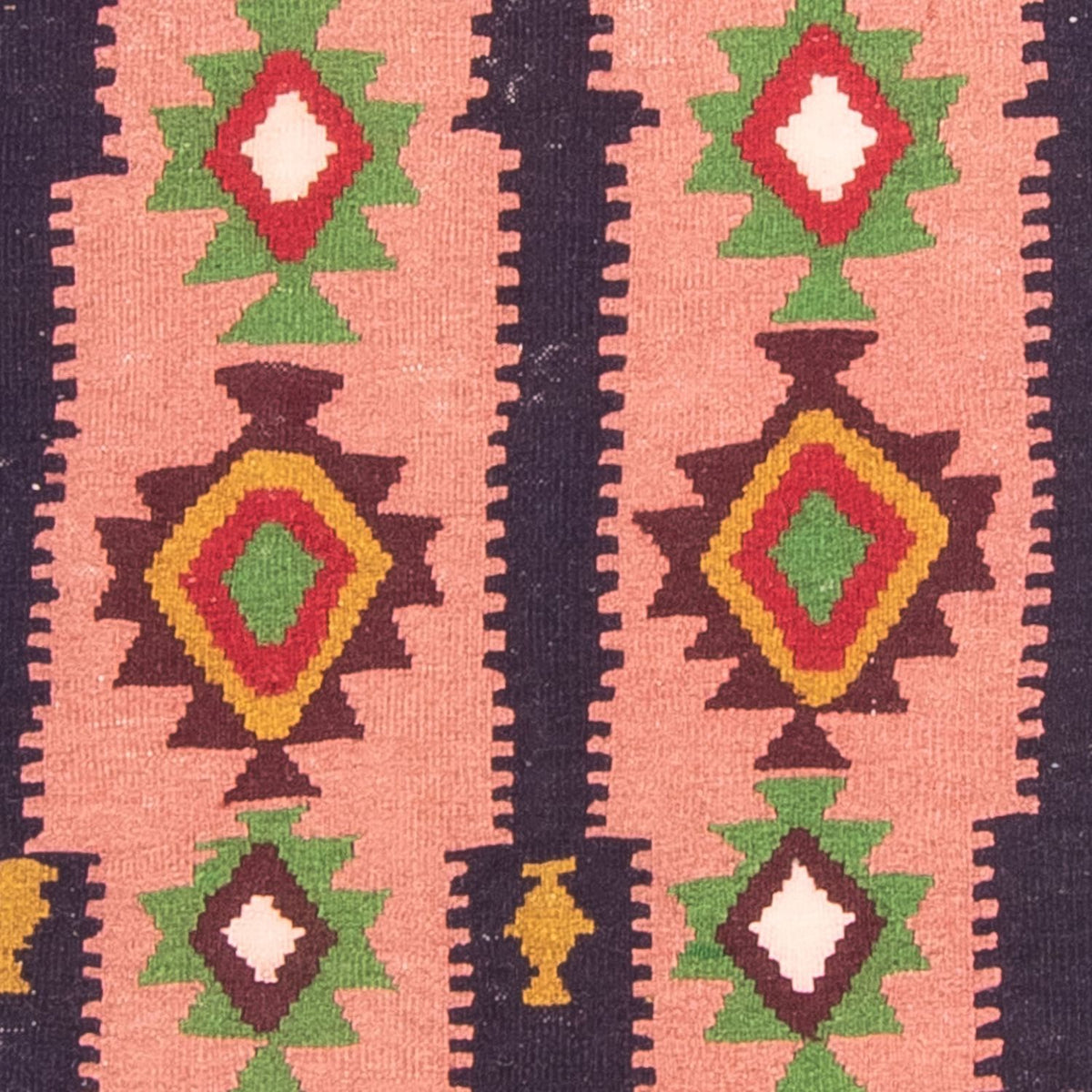 Runner Kelim Rug - Old - 275 x 110 cm - multicolored