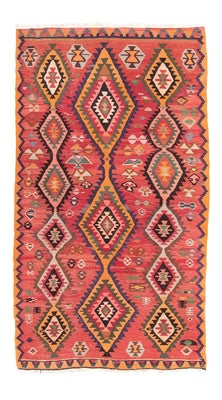 Runner Kelim Rug - Old - 310 x 165 cm - multicolored