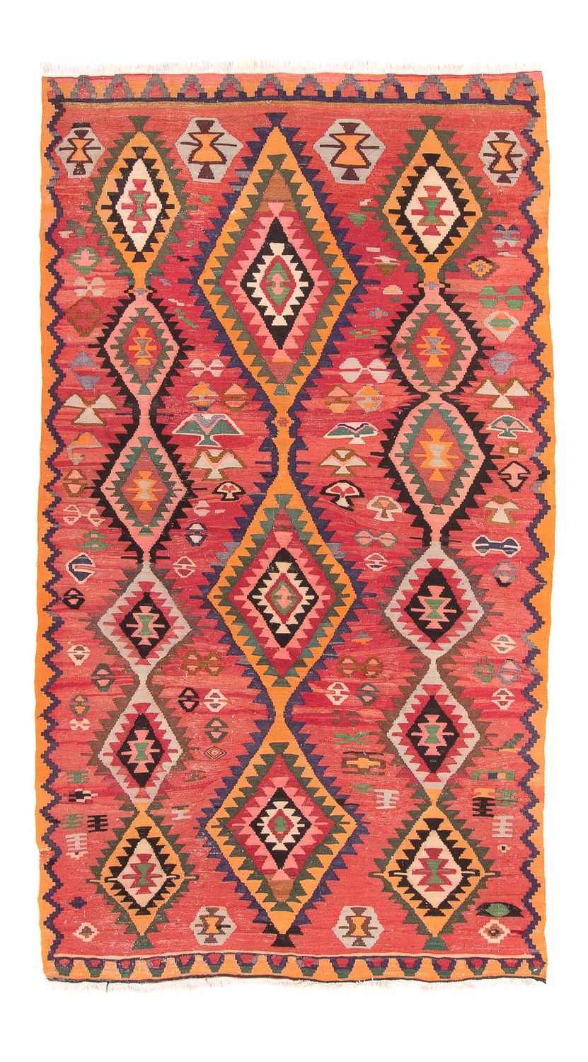 Runner Kelim Rug - Old - 310 x 165 cm - multicolored