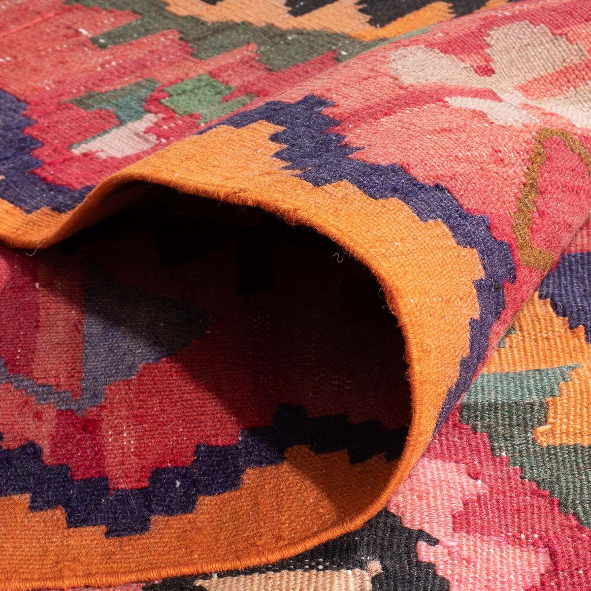 Runner Kelim Rug - Old - 310 x 165 cm - multicolored