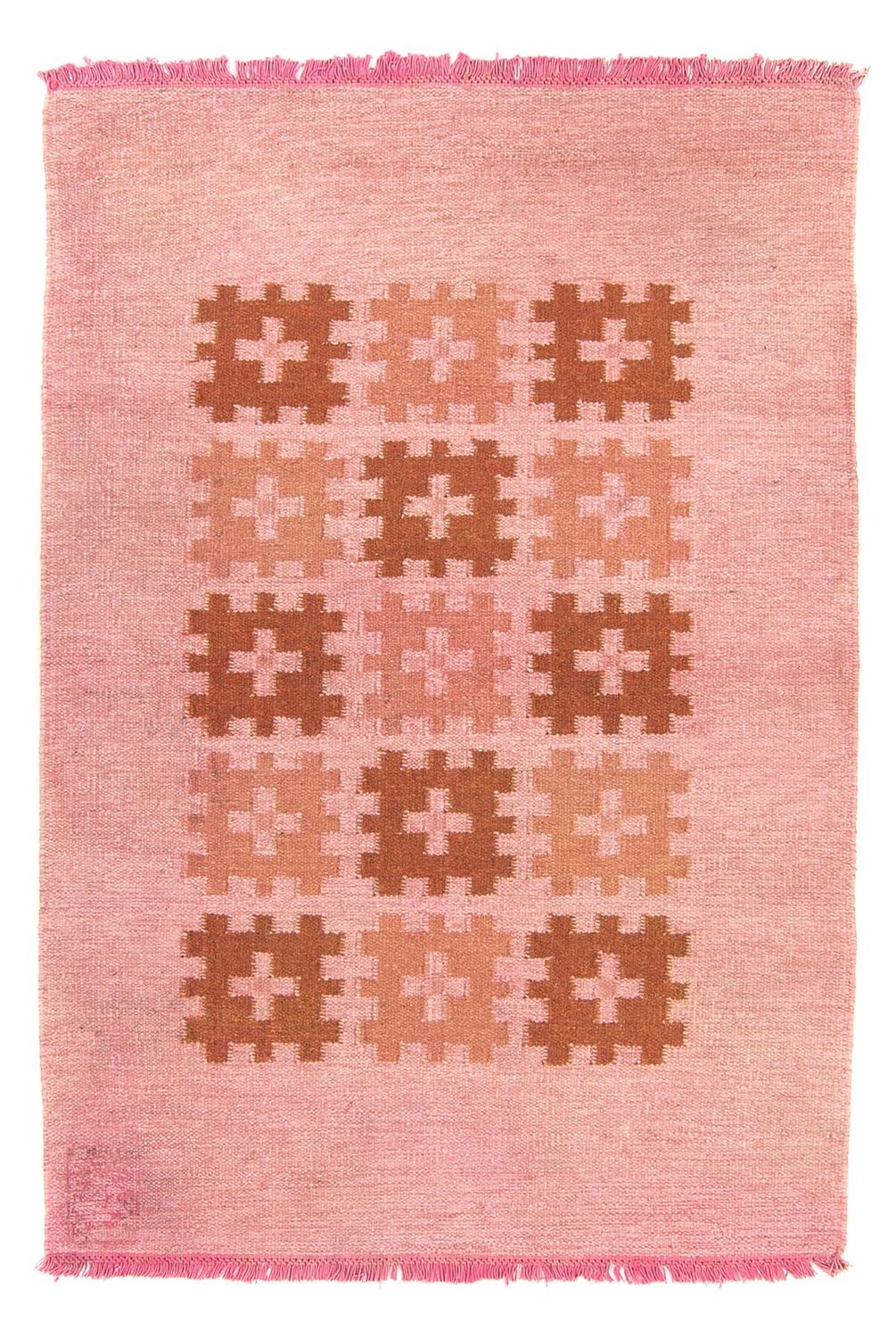 Kelim Rug - Trendy - 179 x 117 cm - rose