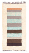 Nepal Rug 70x140cm - Wool Rug - Rectangle / Multicolored / 70 x 140 cm Rectangle