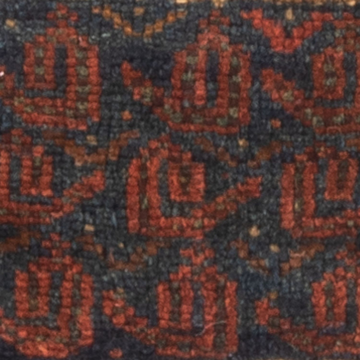 Afghan Rug square  - 32 x 20 cm - multicolored