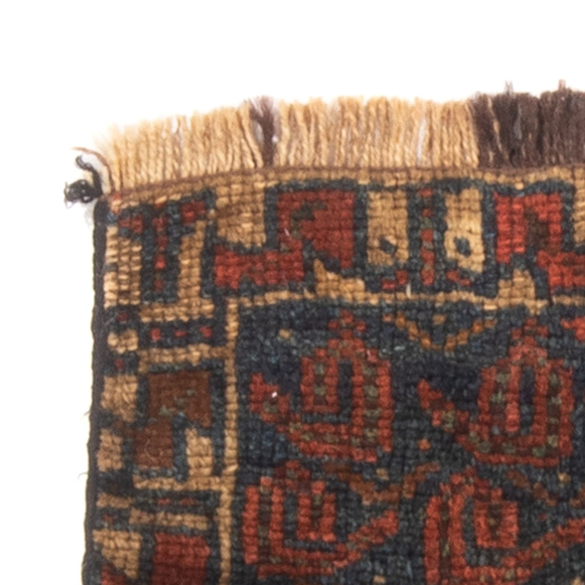 Afghan Rug square  - 32 x 20 cm - multicolored