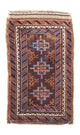 Belutsch Teppich - 103 x 58 cm - braun